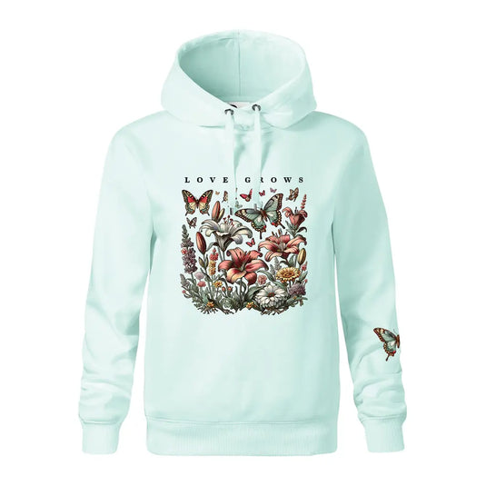 Christlicher Hoodie "Liebe wächst"