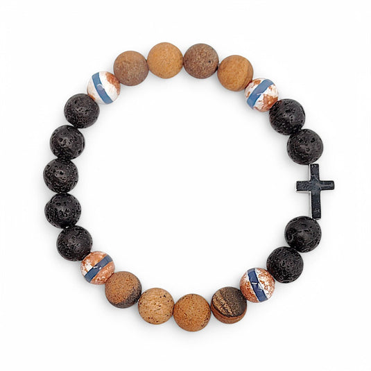 Pánsky kresťanský náramok Izák - Gracefolk