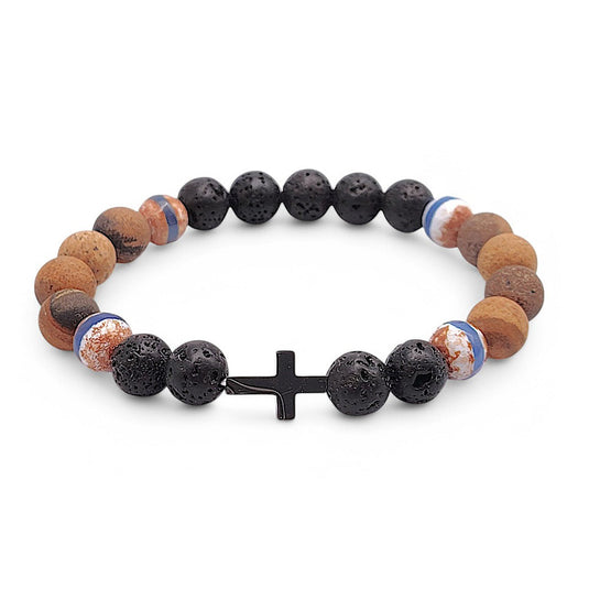 Pánsky kresťanský náramok Izák - Gracefolk