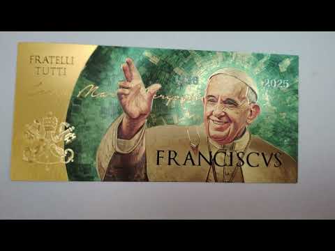 Gedenkkarte Papst Franziskus