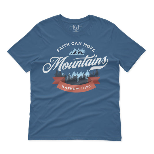 Kresťanské tričko MOUNTAINS - Gracefolk