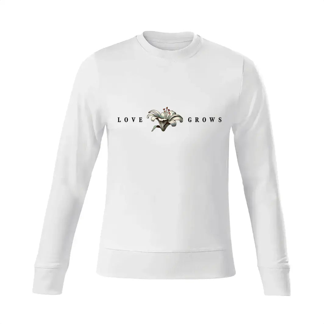 Kapuzenpullover „Liebe wächst“ (schlicht)
