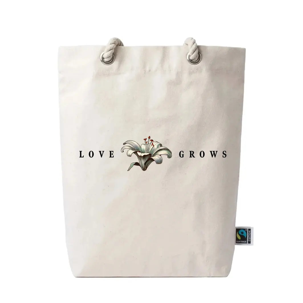 Stofftasche Liebe wächst (simple)