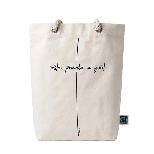 Plátená taška Cesta, pravda a život - Gracefolk